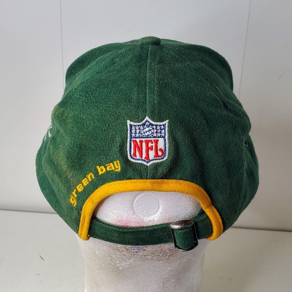 VTG Green Bay Packers Embroidered Logo Strapback Hat Logo Athletic Pro Line Cap - Picture 6 of 11